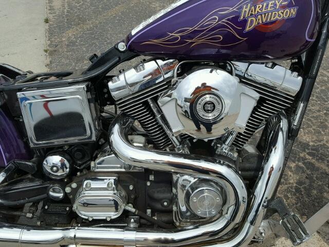 1HD1GEV121Y323305 - 2001 HARLEY-DAVIDSON FXDWG PURPLE photo 7