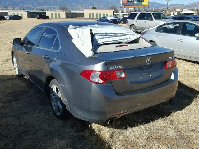 JH4CU26609C020588 - 2009 ACURA TSX GRAY photo 3