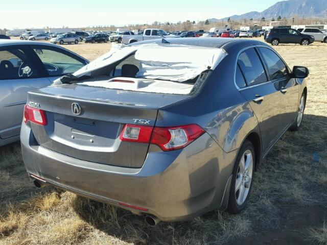 JH4CU26609C020588 - 2009 ACURA TSX GRAY photo 4