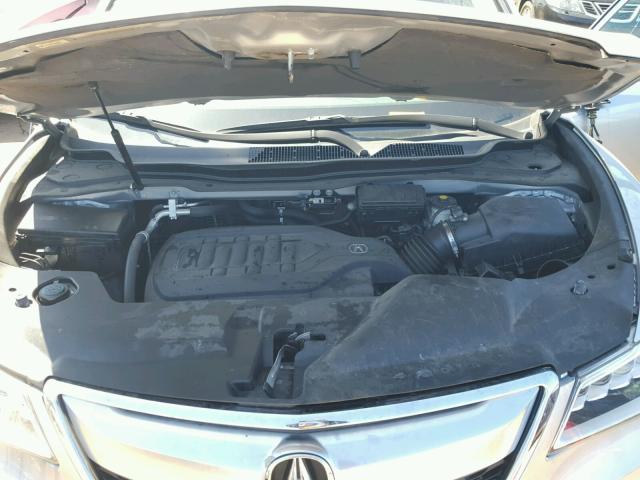 5FRYD4H46FB008019 - 2015 ACURA MDX TECHNO SILVER photo 7