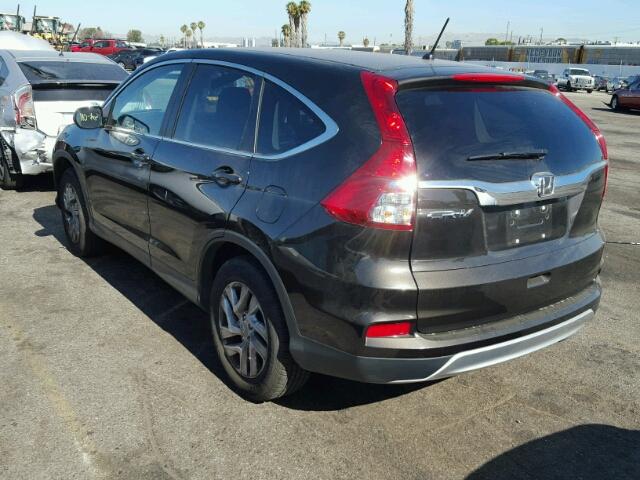 2HKRM3H58GH551917 - 2016 HONDA CR-V EX BLACK photo 3