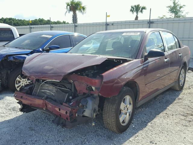 1G1ZT52804F193518 - 2004 CHEVROLET MALIBU LS 栗色 照片 2