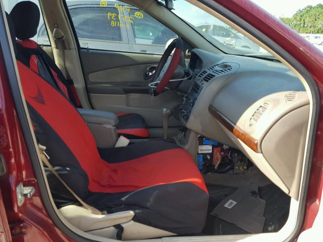 1G1ZT52804F193518 - 2004 CHEVROLET MALIBU LS 栗色 照片 5