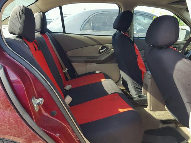 1G1ZT52804F193518 - 2004 CHEVROLET MALIBU LS 栗色 照片 6