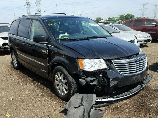 2C4RC1BG0ER435354 - 2014 CHRYSLER TOWN & COU CHARCOAL photo 1