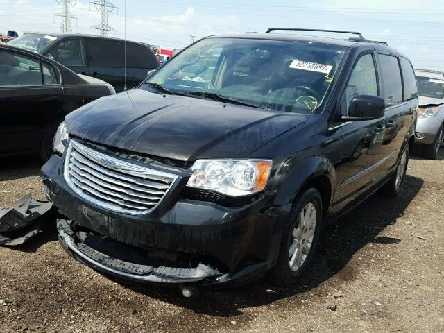 2C4RC1BG0ER435354 - 2014 CHRYSLER TOWN & COU CHARCOAL photo 2