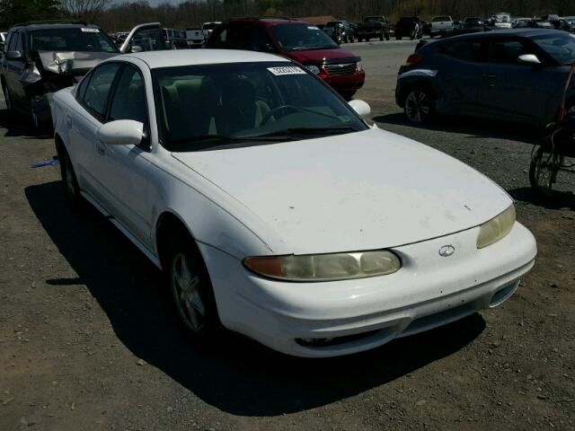 1G3NL52T71C241510 - 2001 OLDSMOBILE ALERO GL WHITE photo 1