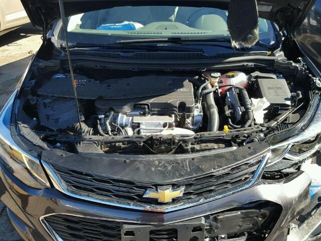 1G1BE5SM1H7217267 - 2017 CHEVROLET CRUZE LT BLACK photo 7