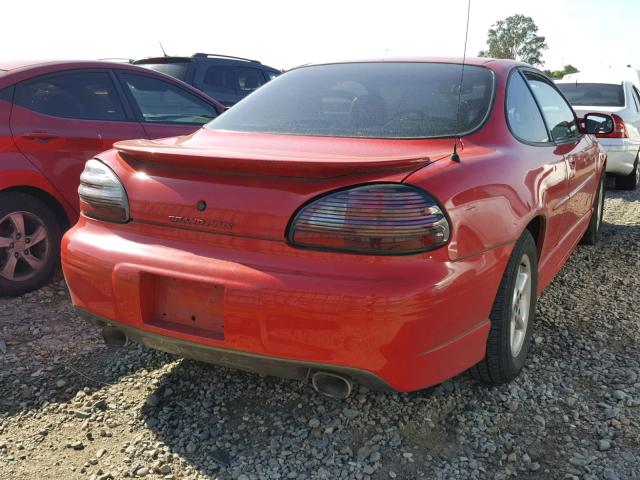 1G2WP1211VF268002 - 1997 PONTIAC GRAND PRIX RED photo 4