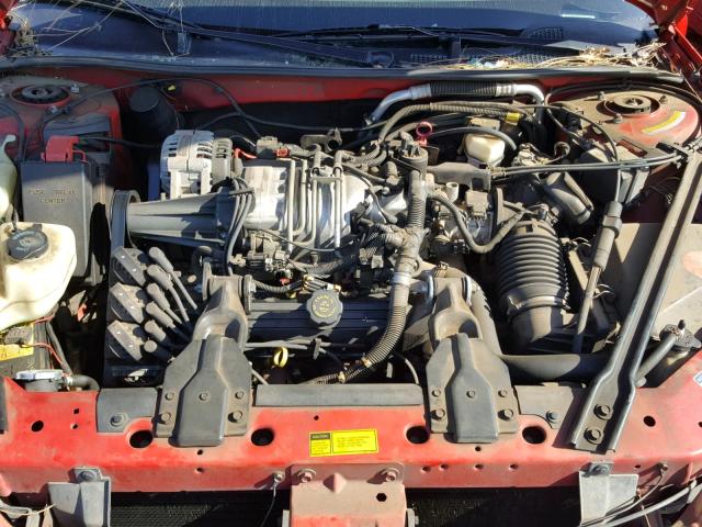 1G2WP1211VF268002 - 1997 PONTIAC GRAND PRIX RED photo 7