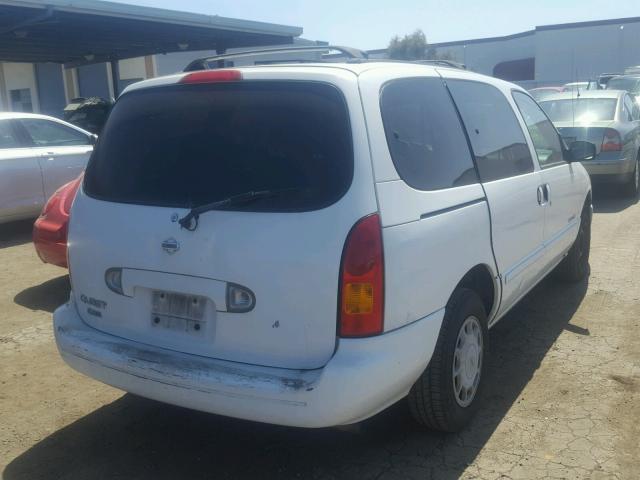 4N2XN11T9XD814548 - 1999 NISSAN QUEST SE WHITE photo 4