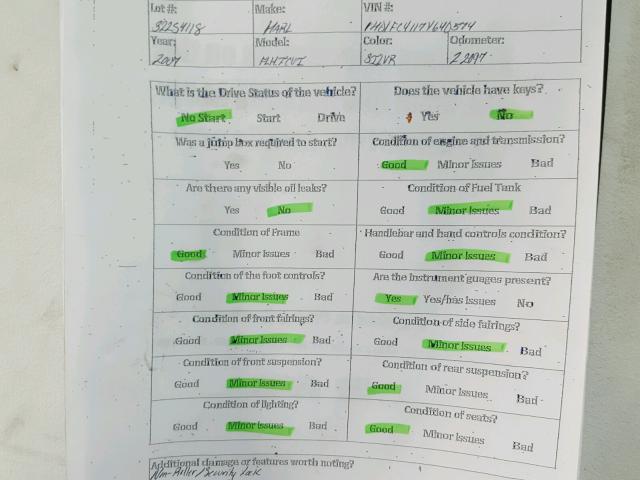 1HD1FC4117Y640574 - 2007 HARLEY-DAVIDSON FLHTCUI Қара фото 20