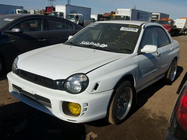 JF1GD67562H501265 - 2002 SUBARU IMPREZA RS WHITE photo 2