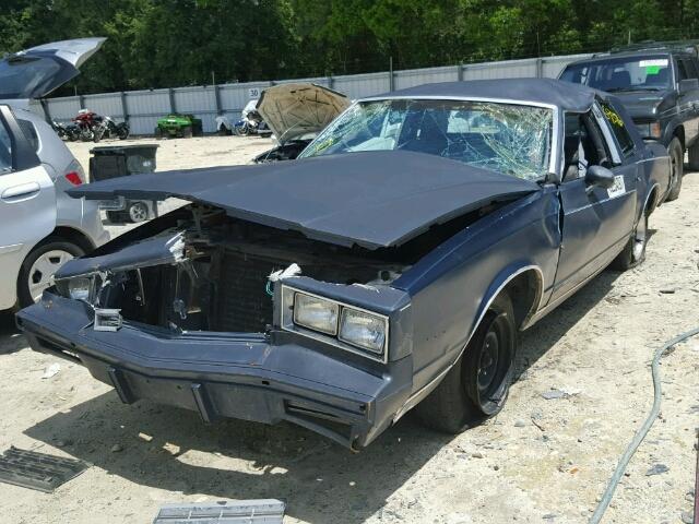 1G1AZ3792ER121477 - 1984 CHEVROLET MONTE CARL BLUE photo 2