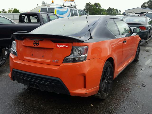 JTKJF5C78FJ007668 - 2015 TOYOTA SCION TC 橙色 照片 4