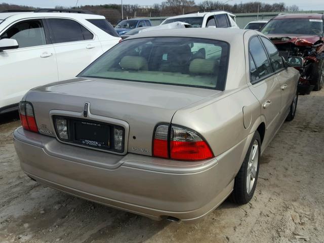 1LNFM87A86Y630754 - 2006 LINCOLN LS GOLD photo 4