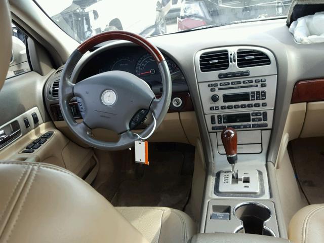 1LNFM87A86Y630754 - 2006 LINCOLN LS GOLD photo 9