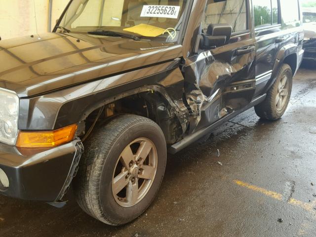 1J8HH582X6C365834 - 2006 JEEP COMMANDER 石墨色 照片 10