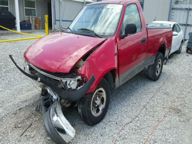 2FTRF17284CA69214 - 2004 FORD F-150 HERI RED photo 2