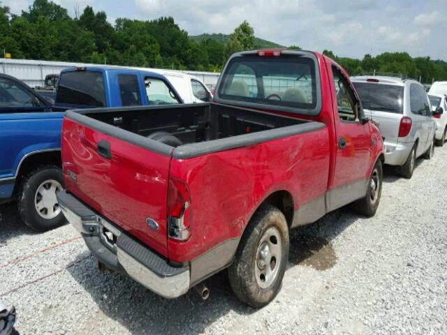 2FTRF17284CA69214 - 2004 FORD F-150 HERI RED photo 4