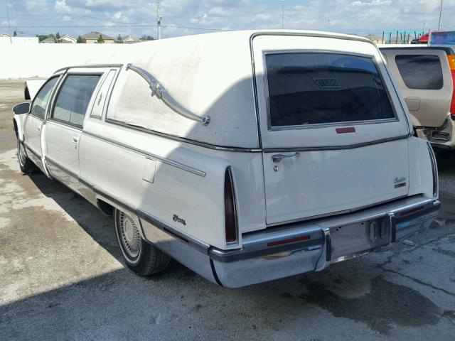 1G6DW52P2SR714088 - 1995 CADILLAC FLEETWOOD WHITE photo 3