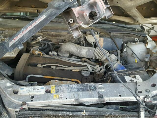 1FAFP38322W343646 - 2002 FORD FOCUS ZTS GRAY photo 7