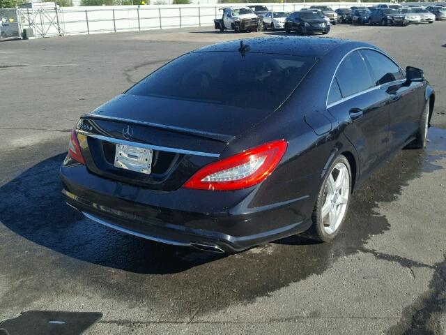 WDDLJ7DB4DA074235 - 2013 MERCEDES-BENZ CLS550 BLACK photo 4