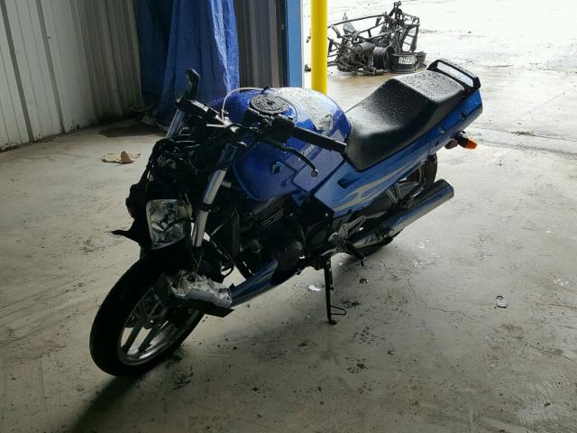 JKAEXMF127DA30058 - 2007 KAWASAKI EX250 F BLUE photo 2