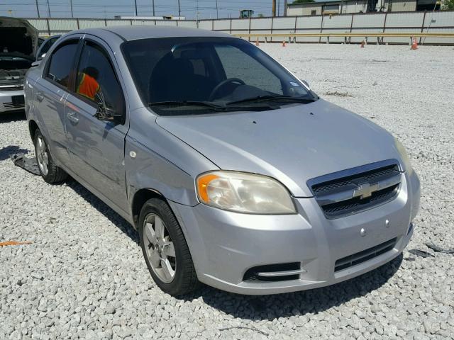 KL1TD56658B043475 - 2008 CHEVROLET AVEO BASE Күміс фото 1