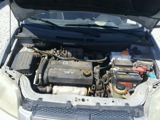 KL1TD56658B043475 - 2008 CHEVROLET AVEO BASE Күміс фото 7