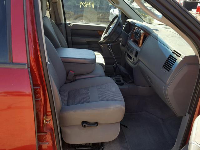 3D7KS28CX6G246934 - 2006 DODGE RAM 2500 S RED photo 5