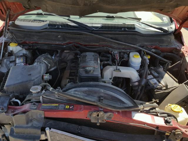 3D7KS28CX6G246934 - 2006 DODGE RAM 2500 S RED photo 7