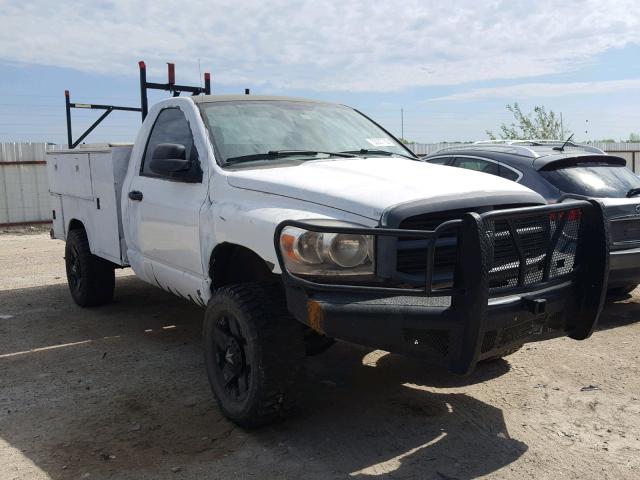 3D7KR26D08G170215 - 2008 DODGE RAM 2500 S WHITE photo 1