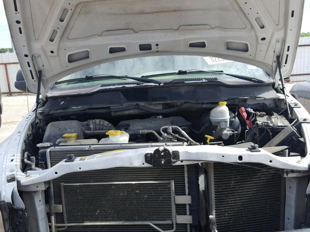 3D7KR26D08G170215 - 2008 DODGE RAM 2500 S WHITE photo 7