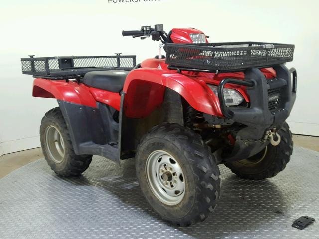 1HFTE3870C4004439 - 2012 HONDA TRX500 FE RED photo 2