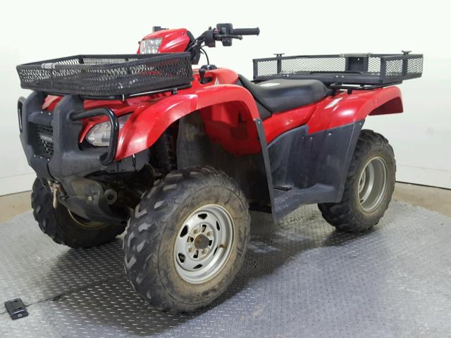 1HFTE3870C4004439 - 2012 HONDA TRX500 FE RED photo 4