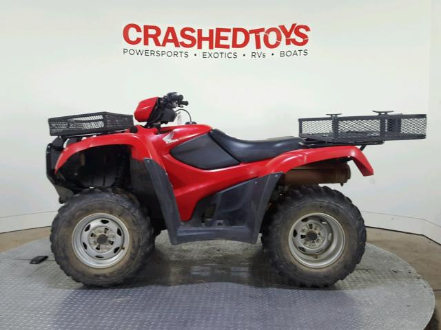 1HFTE3870C4004439 - 2012 HONDA TRX500 FE RED photo 5