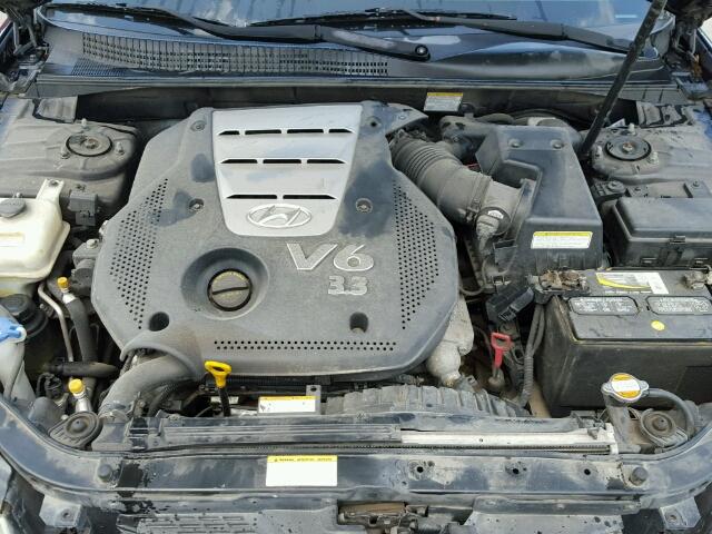 5NPEU46F26H028360 - 2006 HYUNDAI SONATA GLS BLUE photo 7