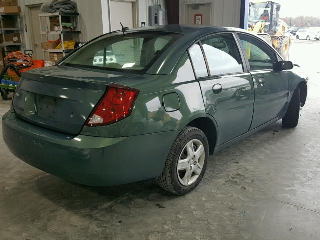 1G8AJ55F96Z107624 - 2006 SATURN ION LEVEL GREEN photo 4