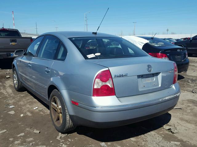 WVWTH63B44P150342 - 2004 VOLKSWAGEN PASSAT GLX 蓝色 照片 3
