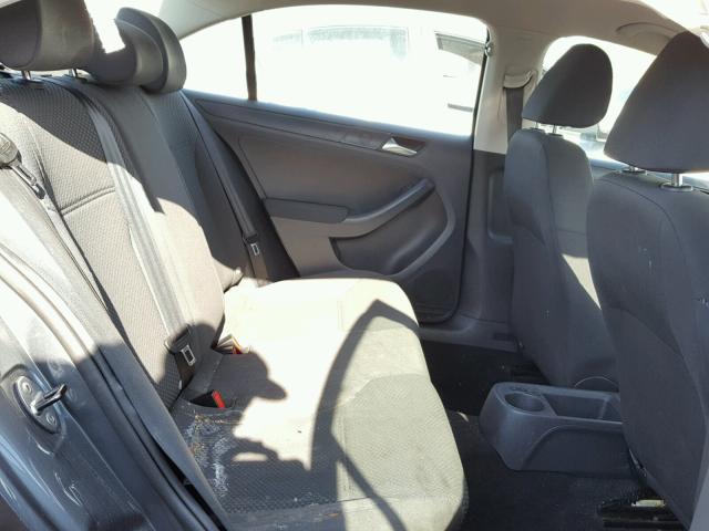 3VW2K7AJ3BM073380 - 2011 VOLKSWAGEN JETTA BASE 灰色 照片 6