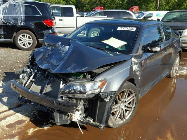 JTKJF5C77D3047743 - 2013 TOYOTA SCION TC GRAY photo 2