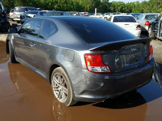 JTKJF5C77D3047743 - 2013 TOYOTA SCION TC 灰色 照片 3