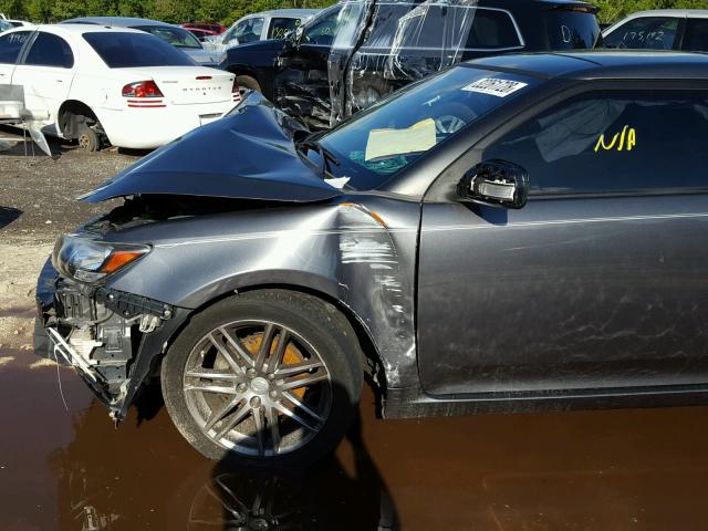 JTKJF5C77D3047743 - 2013 TOYOTA SCION TC 灰色 照片 9