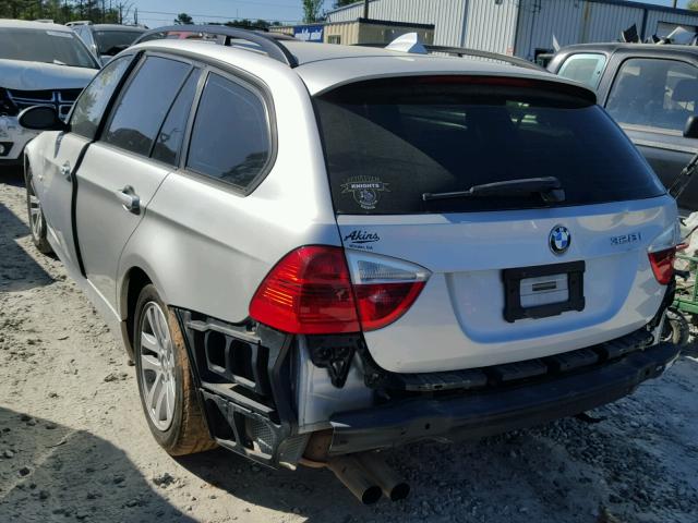 WBAVS13547FX15560 - 2007 BMW 328 IT SILVER photo 3