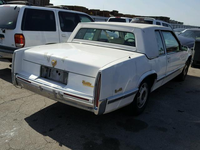 1G6CD13B3M4279627 - 1991 CADILLAC DEVILLE WHITE photo 4