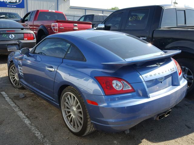 1C3AN79NX5X036195 - 2005 CHRYSLER CROSSFIRE BLUE photo 3