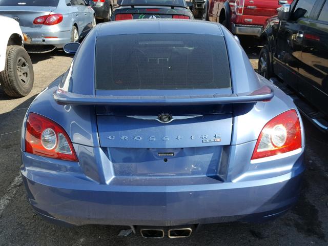 1C3AN79NX5X036195 - 2005 CHRYSLER CROSSFIRE BLUE photo 6