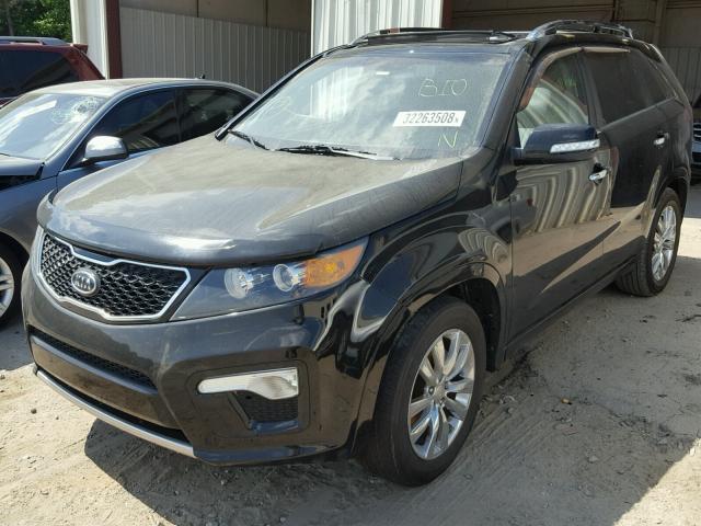 5XYKW4A29CG210741 - 2012 KIA SORENTO SX BLACK photo 2