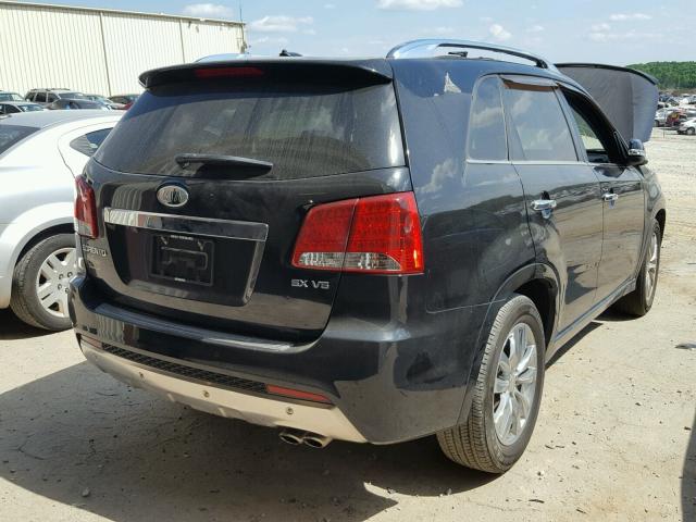 5XYKW4A29CG210741 - 2012 KIA SORENTO SX BLACK photo 4